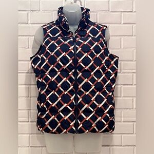 LANDS END women puffy vest size S/P